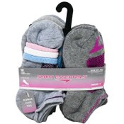 Wholesale - 10pk GIRLS SPORT ESSENTIALS MULTI STRIPE GWP SOCKS SIZE 6-8, UPC: 701570876186